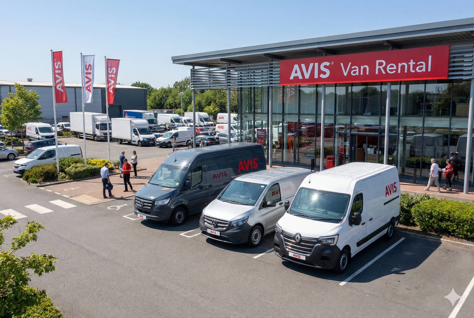 Autá na pobočke AVIS Van Rental